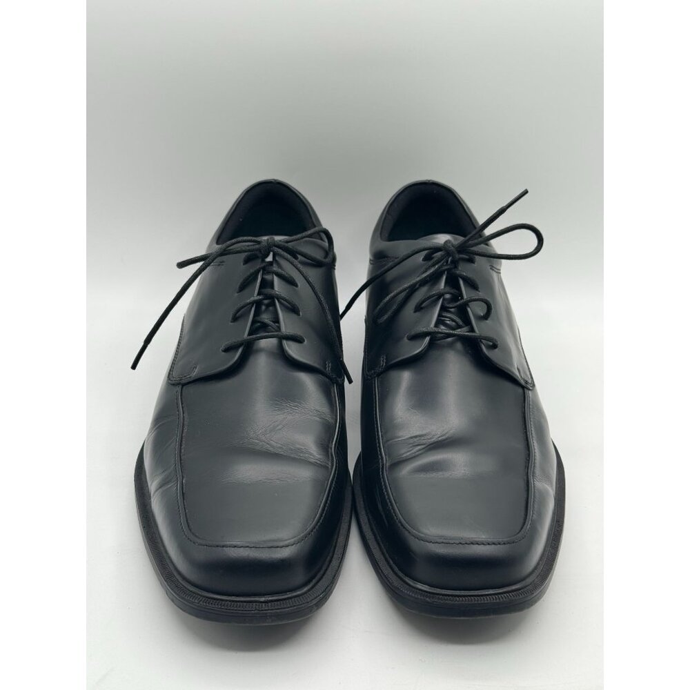 Rockport oxfort black leather mens lace up medium size 13 - Picture 2 of 10